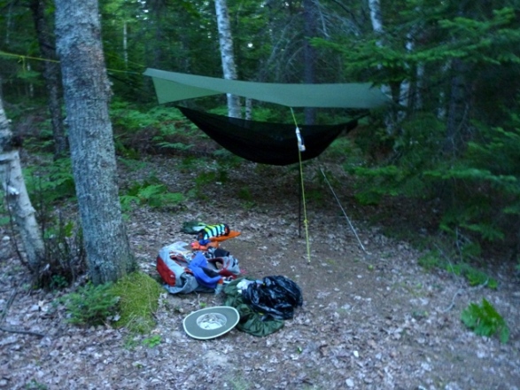 hammock camp McLavey Lake